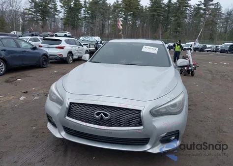 2017 Infiniti Q50 2.0T Premium z USA, uszkodzony, nr VIN JN1CV7AR5HM681512